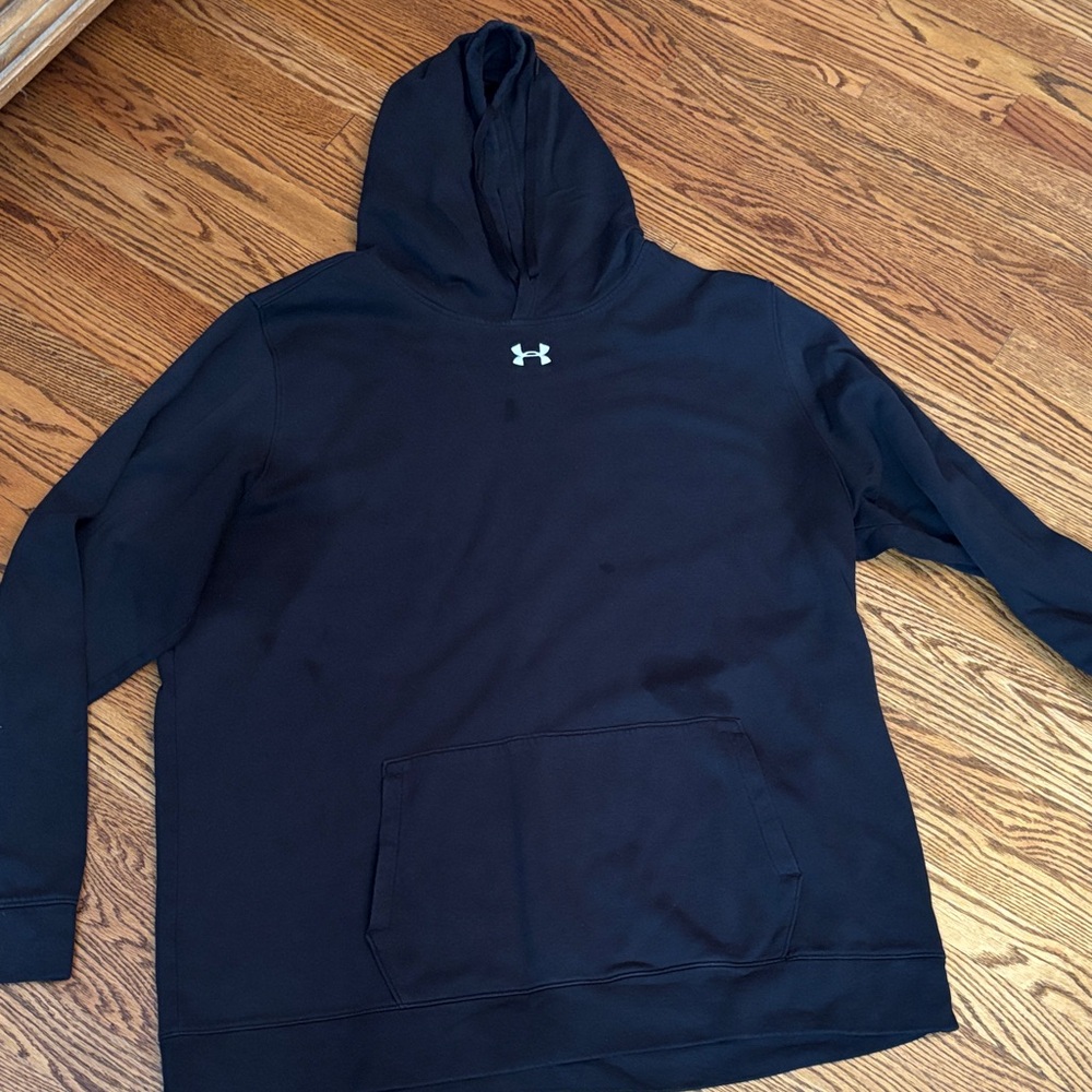 Under Armour Men's Dark Hoodie with Logo